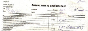 Анализ кала на дисбактериоз купить в Москве